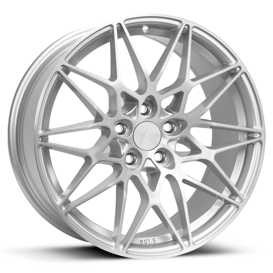 1Form Edition.6 alloy wheel, 20-inch brushed silver, perfect for Range Rover Velar, BMW X5, and Audi Q7 in the UK