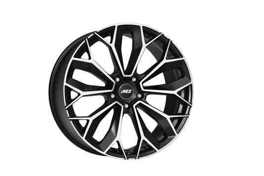 AEZ Leipzig Dark alloy wheel, 20-inch dark grey finish, perfect for Audi Q5, BMW X3, and Mercedes GLC in the UK