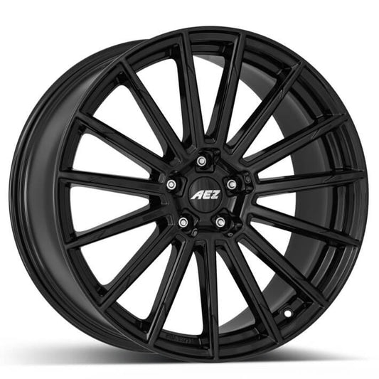 AEZ Atlanta Black alloy wheel, 18-inch sleek black design, perfect for modern cars and SUVs in the UK