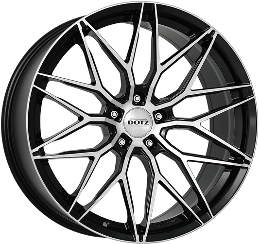 Dotz - Suzuka Dark Alloy Wheels (Black/Polished)